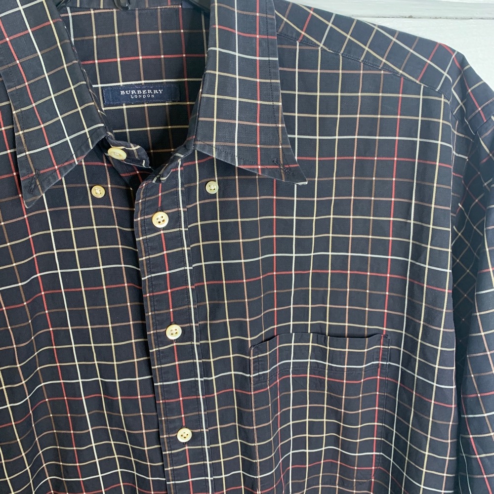 Burberry London Short Sleeve Shirt Size L - Picture 2 of 4